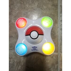Pokemon Trainer Handheld Trivia Game Electronic 1000 Questions Kids Toy Tested